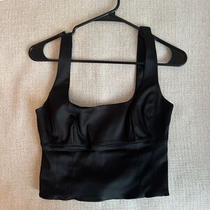 Wilfred Black Copped Bustier